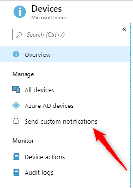 Intune Custom Notifications