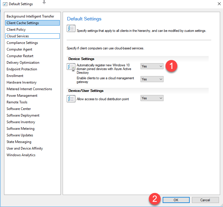 Co-Management SCCM 1902