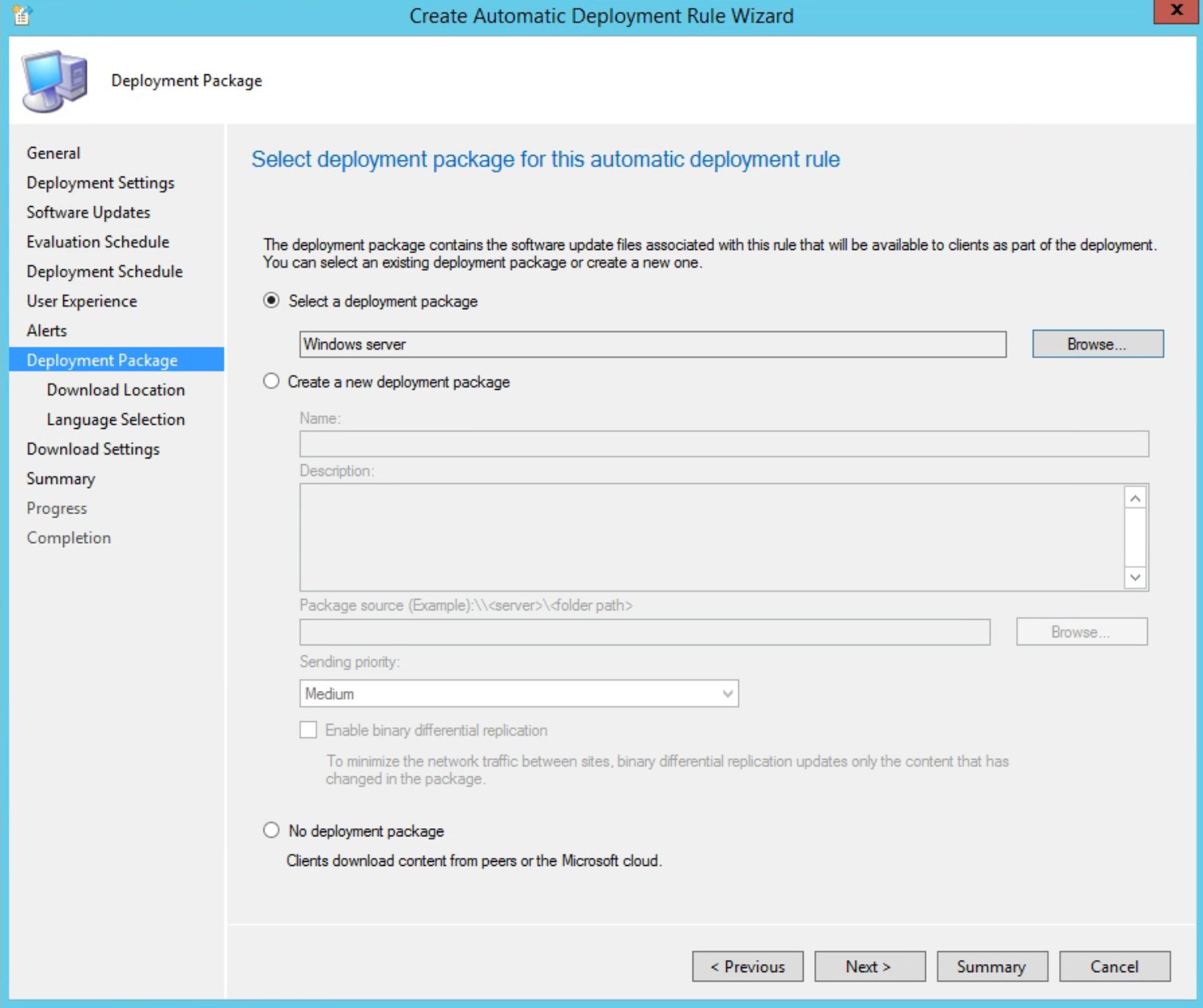 Servicing stack update SCCM