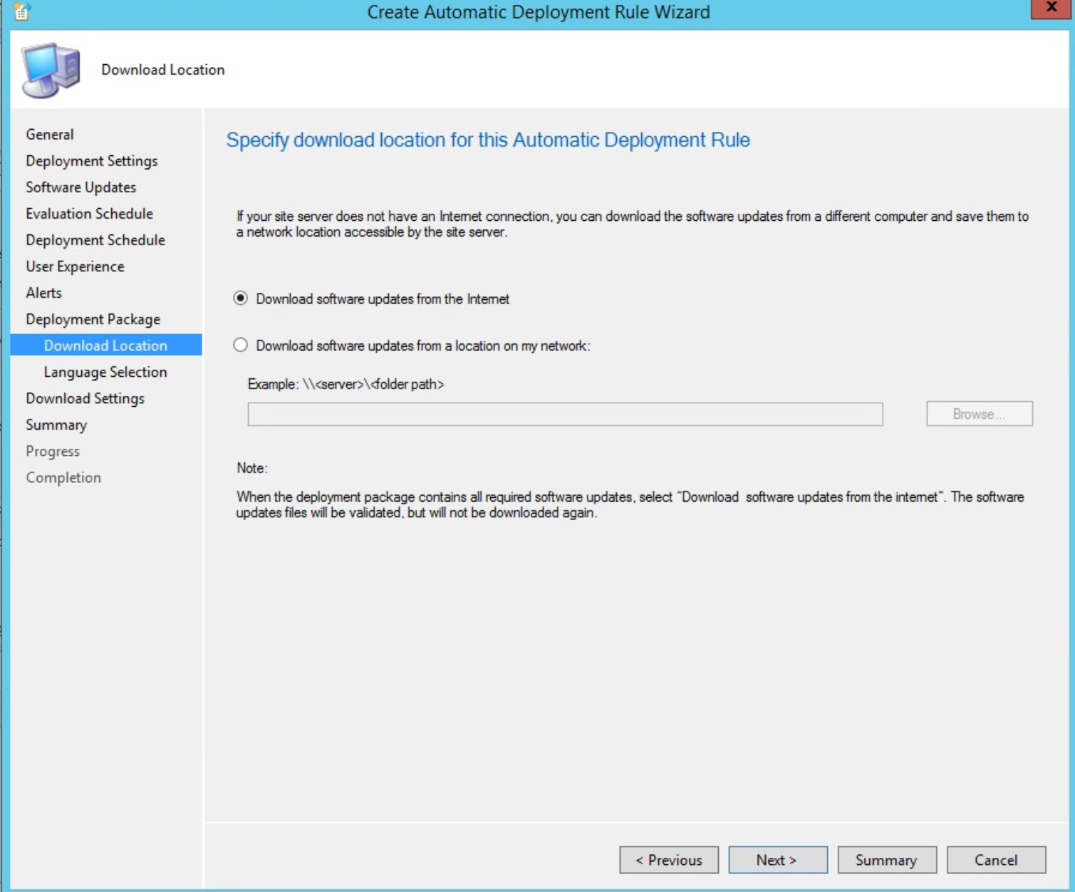 Servicing stack update SCCM