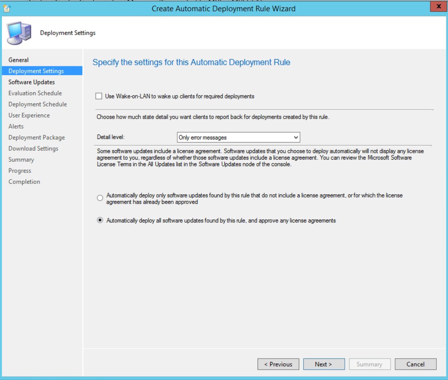 Servicing stack update SCCM