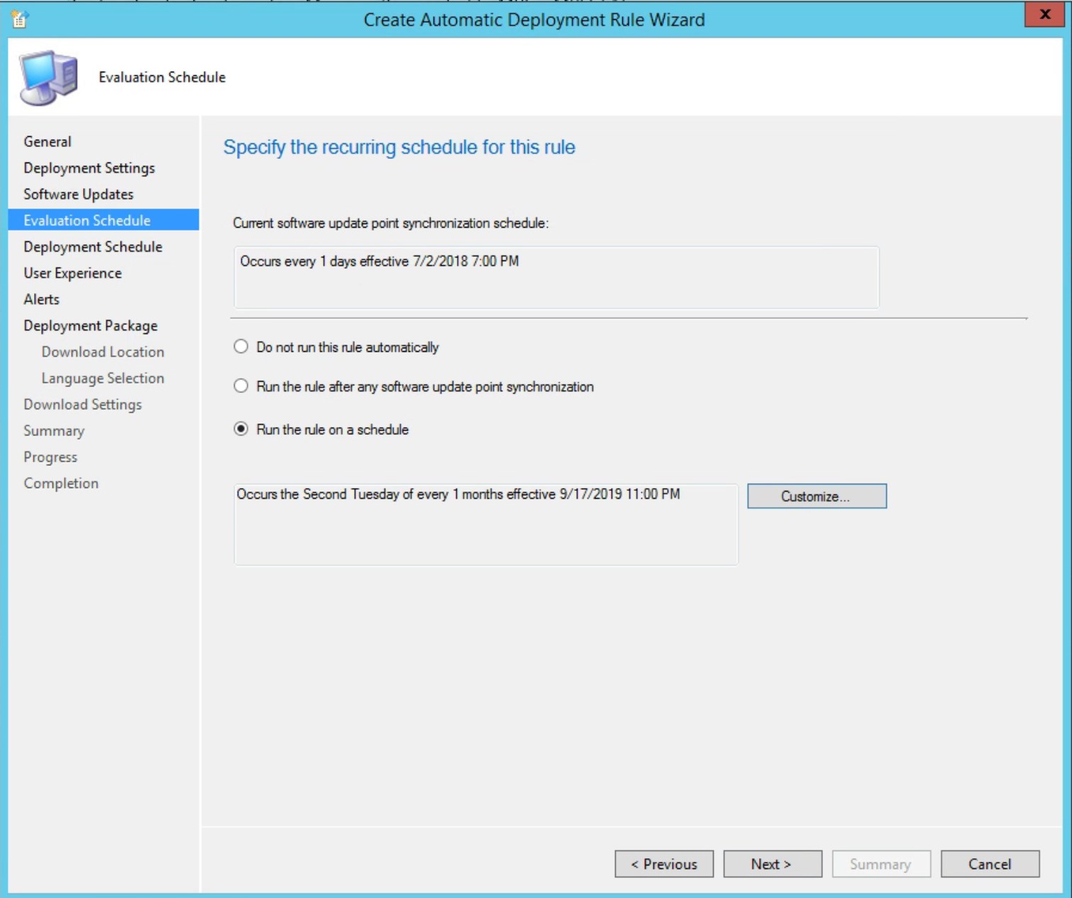 Servicing stack update SCCM