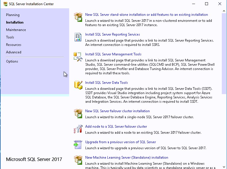 SCCM SQL 2017 Install Guide