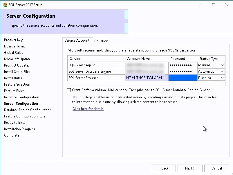 SCCM SQL 2017 Install Guide