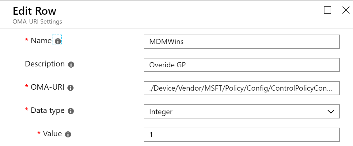 Intune Device Profile User Login Restriction