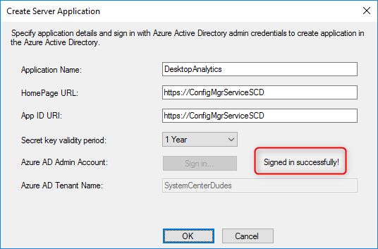 sccm desktop analytics