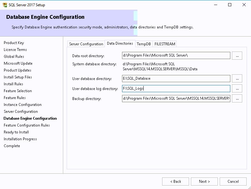 SCCM SQL 2017 Install Guide