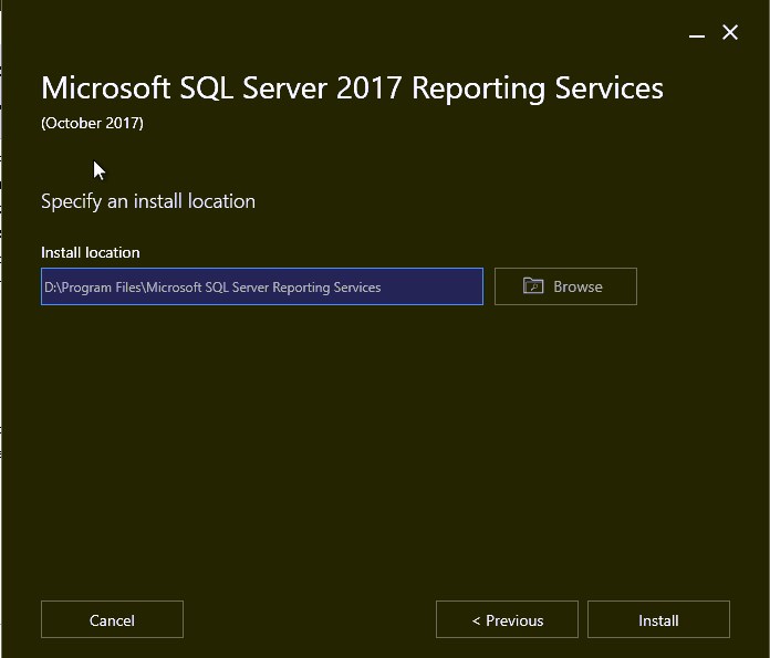SCCM SQL 2017 Install Guide