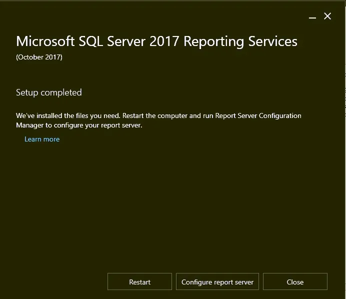 SCCM SQL 2017 Install Guide