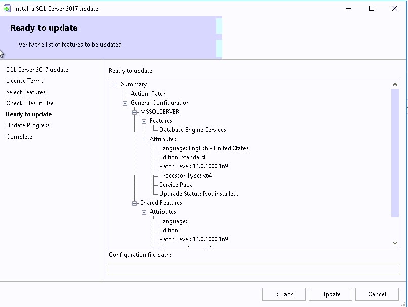 SCCM SQL 2017 Install Guide