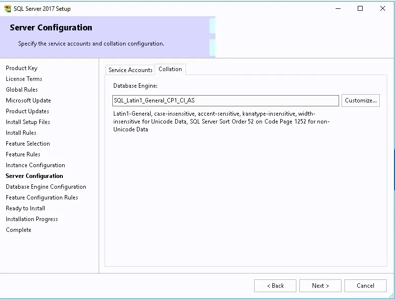 SCCM SQL 2017 Install Guide