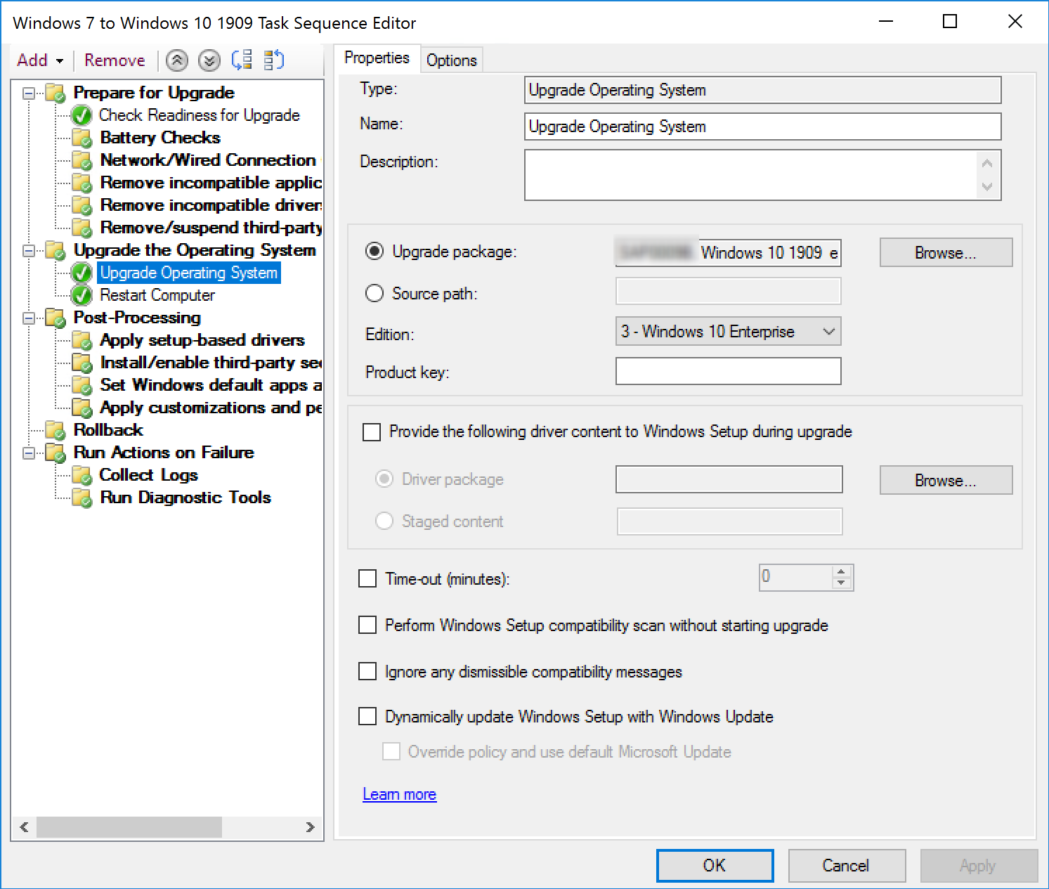 SCCM Windows 7 Windows 10 1909