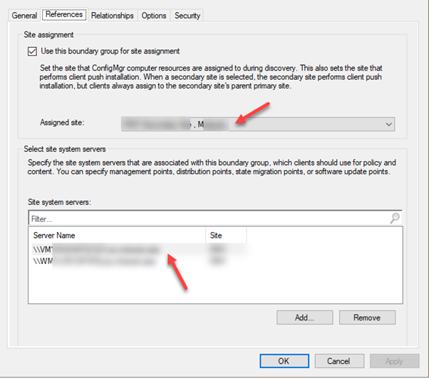 sccm automatic site assignment