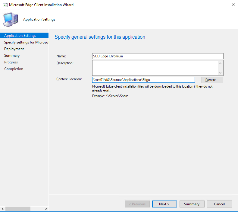 SCCM Edge Deployment Update