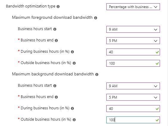 Delivery Optimization Intune