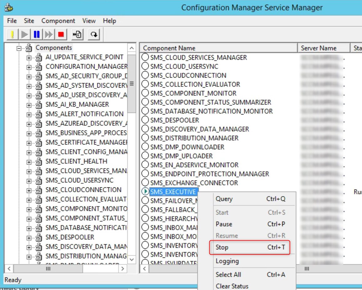 Upgrade SCCM SQL version