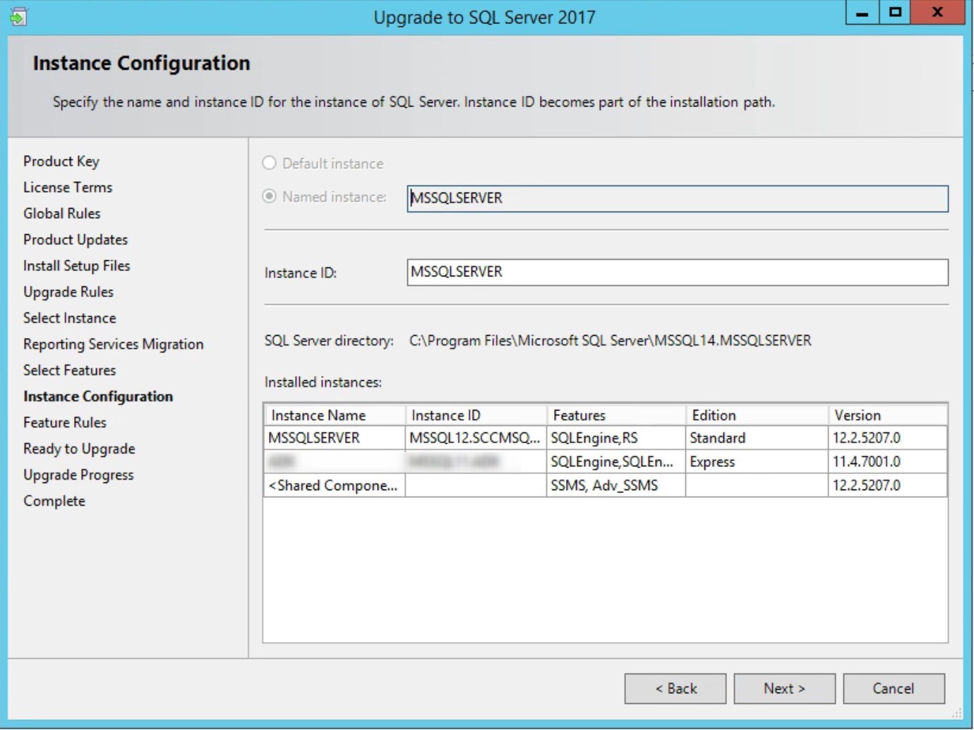 Upgrade SCCM SQL version