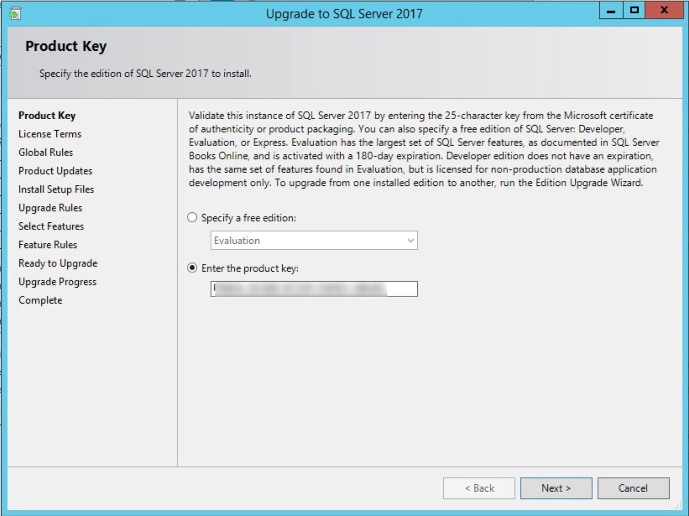 Upgrade SCCM SQL version