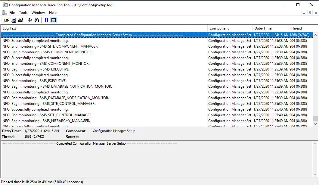 sccm program assignment schedule