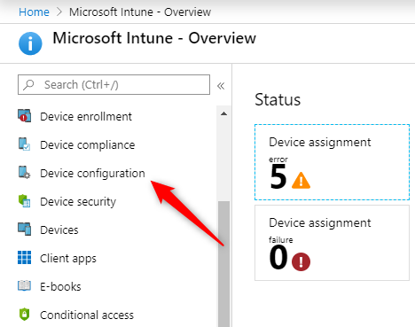 Windows Defender Firewall Intune 