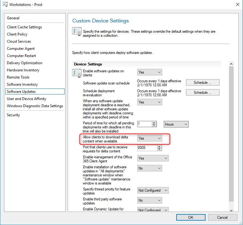 SCCM Delivery Optimization