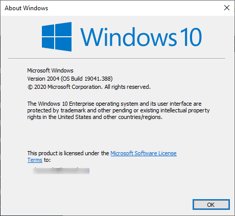 SCCM Windows 10 2004 Upgrade