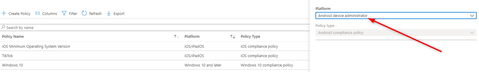 Block TikTok Microsoft Intune