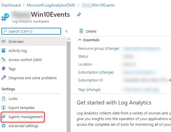 Event viewer log analytic