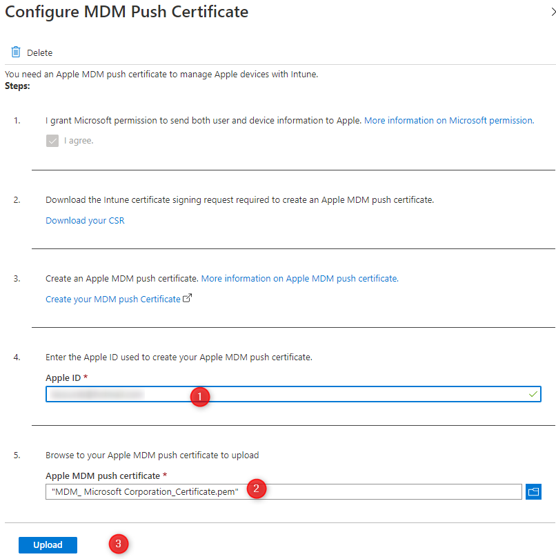 Renew Apple Certificate Endpoint Manager