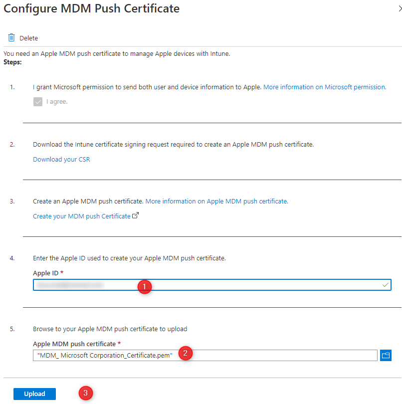 Renew Intune Apple Certificate 