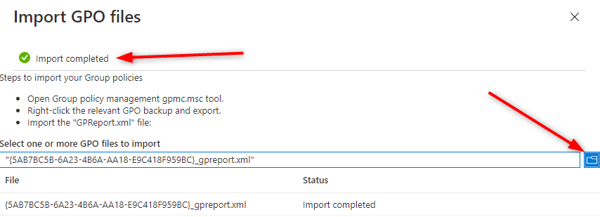 Endpoint Manager Group Policy Analytics