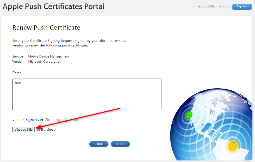 Renew Intune Apple Certificate 