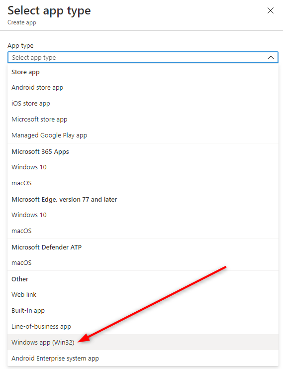 Intune Win32 Apps