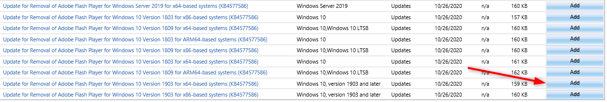 Flash Update SCCM Intune 