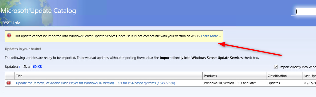 Flash Update SCCM Intune 