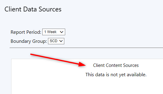SCCM Client Data Sources