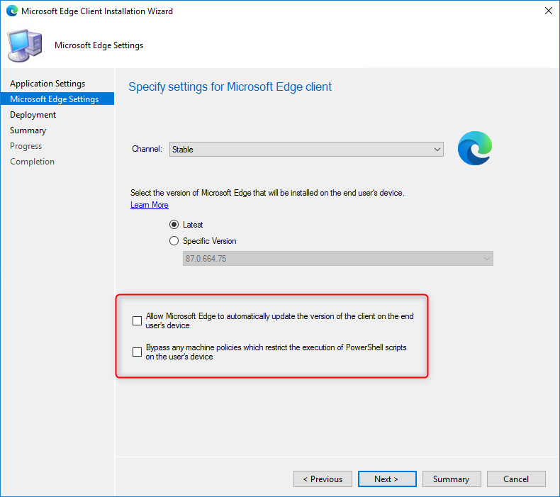 SCCM Edge Deployment Update