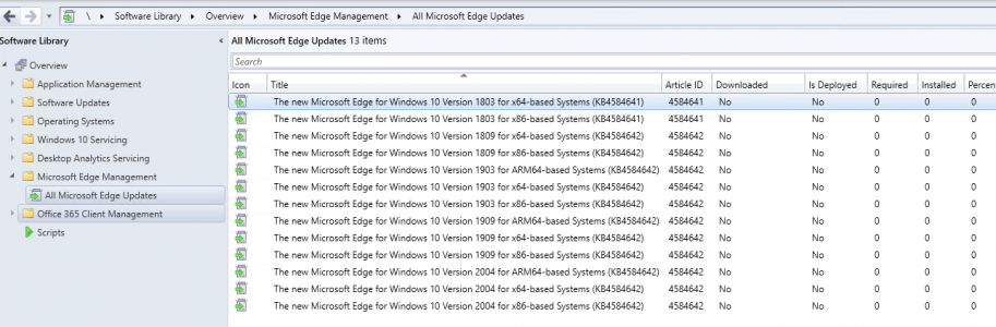 Deploy Microsoft Edge and Manage Edge Updates using SCCM or Intune