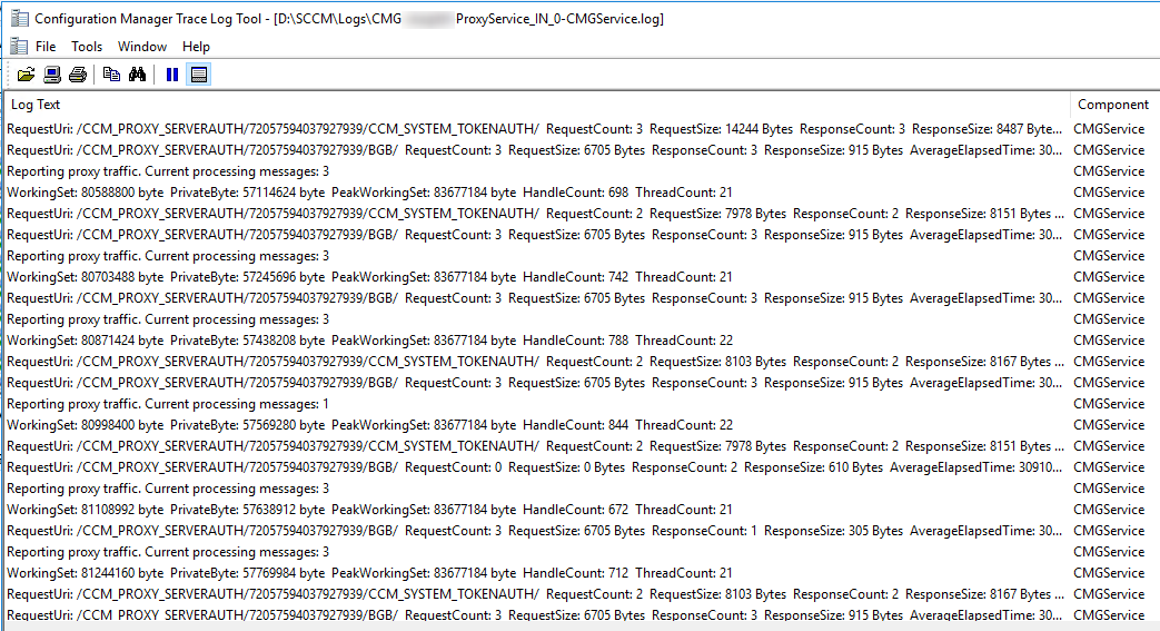SCCM CMG Troubleshooting