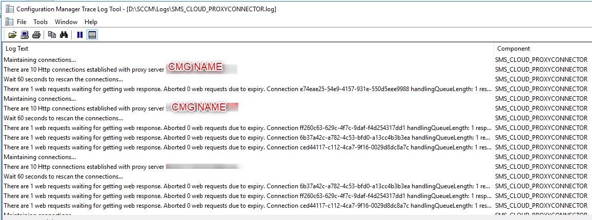 SCCM CMG Troubleshooting