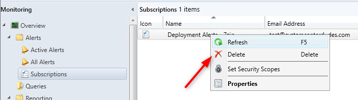SCCM Email Notification