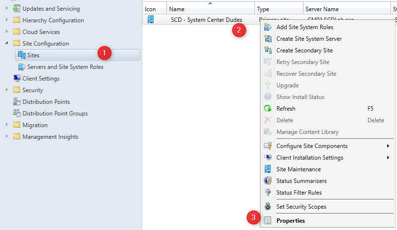 SCCM Enhanced HTTP prerequisite check