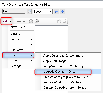 Deploy Win10 Feature Update Using An SCCM Upgrade Task Sequence