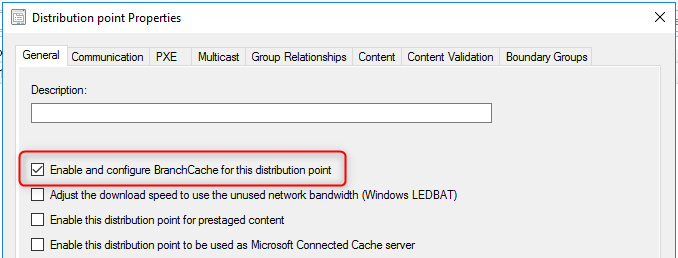 SCCM BranchCache