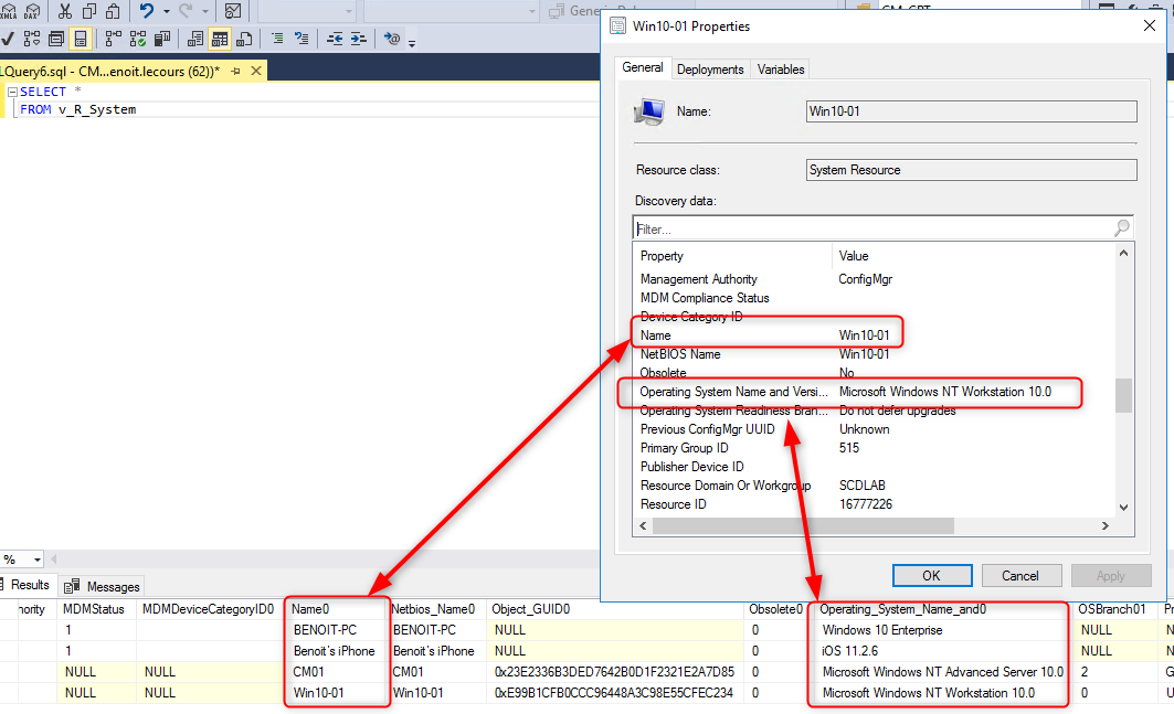 Query SCCM SQL Database