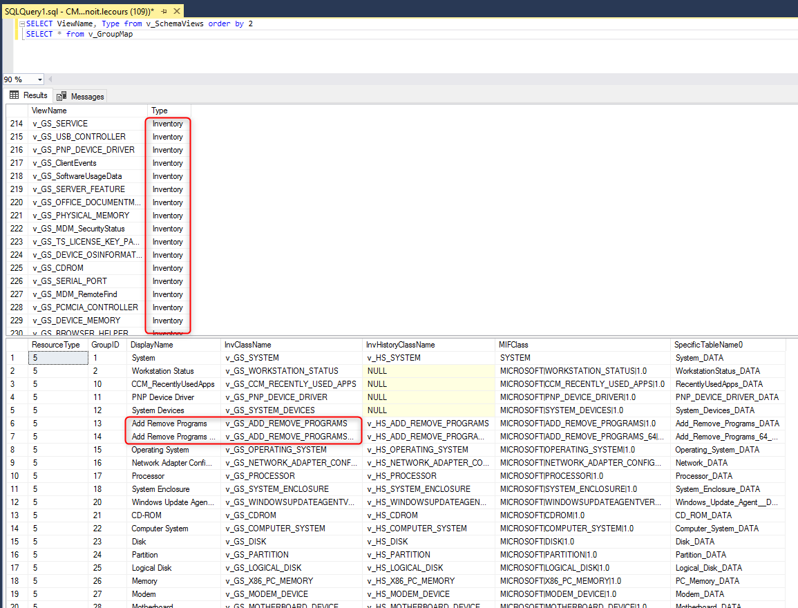 Query SCCM SQL Database