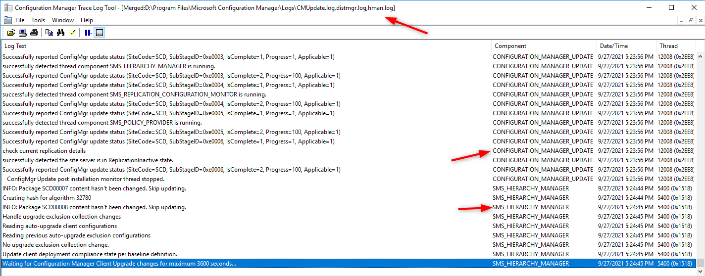 sccm cmtrace tips