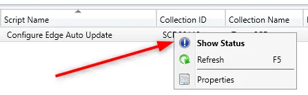 Monitor SCCM Scripts