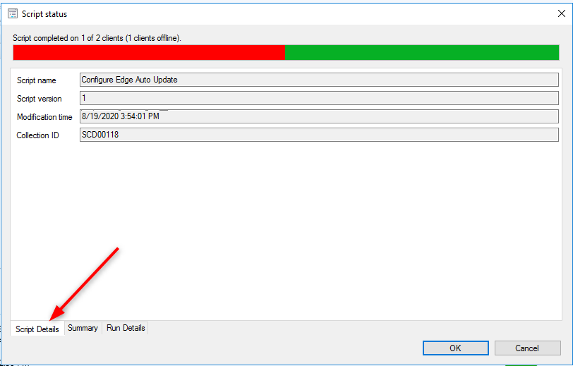 Monitor SCCM Scripts