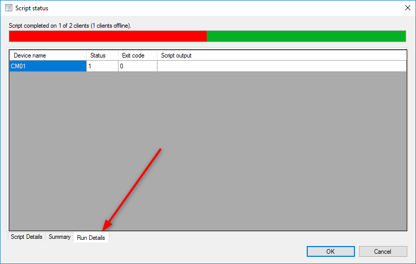 Monitor SCCM Scripts